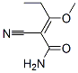 2-氰基-3-甲氧基-2-戊烯酰胺结构式_158951-25-8结构式