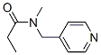 n-甲基-n-(4-吡啶甲基)-丙酰胺结构式_158958-29-3结构式