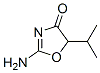 2-氨基-5-异丙基-1,3-噁唑-4(5h)-酮结构式_15900-26-2结构式
