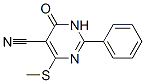 4-(Methylthio)-6-oxo-2-phenyl-1,6-dihydropyrimidine-5-carbonitrile Structure,15908-64-2Structure