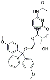 N-乙酰基-5-o-[双(4-甲氧基苯基)苯基甲基]-2-脱氧-2-氟胞苷结构式_159414-98-9结构式