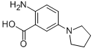 2-氨基-5-(1-吡咯烷)苯甲酸结构式_159526-21-3结构式
