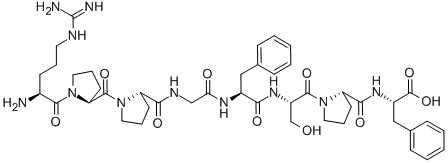 Arg-pro-pro-gly-phe-ser-pro-phe结构式_15958-92-6结构式