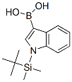 [1-(叔丁基二甲基硅烷基)-1H-3-吲哚基]硼酸结构式_159590-02-0结构式