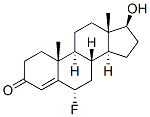 4-雄烯-6-alpha-氟-17-beta-醇-3-酮结构式_1597-68-8结构式