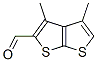 3,4-二甲基噻吩并[2,3-B]噻吩-2-甲醛结构式_159709-36-1结构式
