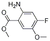 2-氨基-4-氟-5-甲氧基-苯甲酸甲酯结构式_159768-51-1结构式