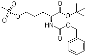 L-norvaline, 5-[(methylsulfonyl)oxy]-n-[(phenylmethoxy)carbonyl]-, 1,1-dimethylethyl ester Structure,159877-09-5Structure
