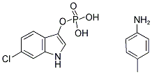 6-Chloro-3-indolyl phosphate p-toluidine salt Structure,159954-33-3Structure