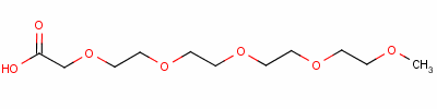 2,5,8,11,14-五氧杂十六碳烷-16-酸结构式_16024-66-1结构式