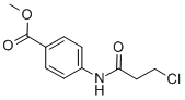 4-[(3-氯丙酰基)氨基]苯甲酸甲酯结构式_160313-42-8结构式