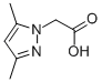 (3,5-Dimethyl-1H-pyrazol-1-yl)acetic acid Structure,16034-49-4Structure