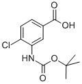 Boc-3-氨基-4-氯苯甲酸结构式_160450-12-4结构式
