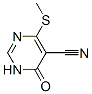 4-(Methylthio)-6-oxo-1,6-dihydropyrimidine-5-carbonitrile Structure,16071-28-6Structure