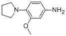 3-甲氧基-4-(1-吡咯烷)苯胺结构式_16089-42-2结构式