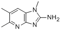 2-氨基-1,5,6-三甲基咪唑并 [4,5-b] 吡啶结构式_161091-55-0结构式