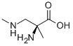 2-氨基-2-甲基-3-甲基氨基-丙酸结构式_161168-55-4结构式