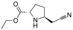 反式-(9ci)-5-(氰基甲基)-L-脯氨酸乙酯结构式_161257-64-3结构式