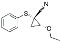 反式-(9ci)-2-乙氧基-1-(苯基硫代)-环丙烷甲腈结构式_161262-85-7结构式