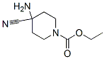 (9ci)-4-氨基-4-氰基-1-哌啶羧酸乙酯结构式_161315-18-0结构式