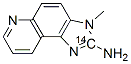 2-氨基-3-甲基-3H-咪唑并[4,5-f]喹啉-2-14c结构式_161406-40-2结构式