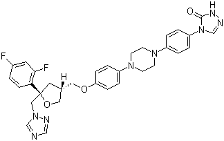 泊沙康唑-8结构式_161532-56-5结构式