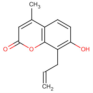 8-烯丙基-7-羟基-4-甲基-2H-色烯-2-酮结构式_1616-54-2结构式