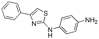 2-(对氨基苯胺)-4-苯基噻唑结构式_1619-40-5结构式