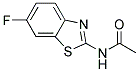 (8ci)-n-(6-氟-2-苯并噻唑)-乙酰胺结构式_16194-64-2结构式