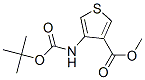 4-tert-Butoxycarbonylaminothiophene-3-carboxylic acid methyl ester Structure,161940-20-1Structure