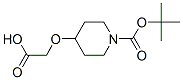 N-Boc-4-羧基甲氧基哌啶结构式_161948-70-5结构式