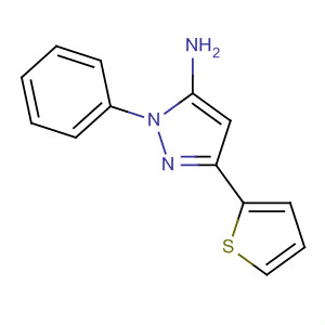 1-苯基-3-(2-噻吩)-1H-吡唑-5-胺结构式_161952-26-7结构式
