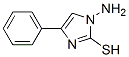 1-氨基-4-苯基-1H-咪唑-2-硫醇结构式_16218-88-5结构式