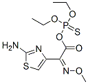 4-Thiazoleacetic acid, 2-amino-alpha-(methoxyimino)-, (az)-, anhydride with o,o-diethyl hydrogen phosphorothioate Structure,162208-27-7Structure