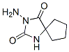 3-氨基-1,3-二氮杂螺[4.4]壬烷-2,4-二酮结构式_16252-62-3结构式