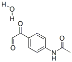 4-乙酰氨基苯基乙二醛水合物结构式_16267-10-0结构式