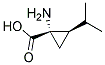 (1s,2r)-(9ci)-1-氨基-2-(1-甲基乙基)-环丙烷羧酸结构式_162679-91-6结构式
