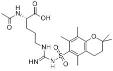 Ac-arg(pmc)-oh结构式_163277-77-8结构式