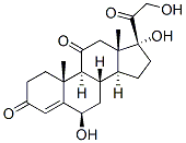 4-孕烯-6-Β,17,21-OL-3,11,20-三酮结构式_16355-28-5结构式
