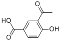 3-乙酰基-4-羟基苯甲酸结构式_16357-40-7结构式