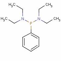 Bis(diethylamino)phenylphosphine Structure,1636-14-2Structure
