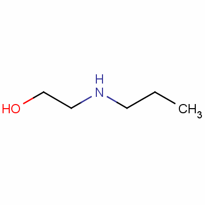 2-(丙基氨基)乙醇结构式_16369-21-4结构式