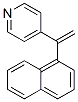 4-(1-Naphthylvinyl)pyridine Structure,16375-56-7Structure