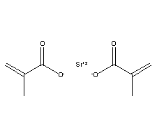 Methacrylate, strontium Structure,16436-33-2Structure