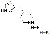 4-(1H-咪唑-4-甲基)-哌啶二溴酸盐结构式_164391-47-3结构式