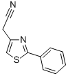 (2-苯基-1,3-噻唑-4-基)乙腈结构式_16441-25-1结构式