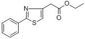 (2-苯基-4-噻唑)-乙酸乙酯结构式_16441-34-2结构式
