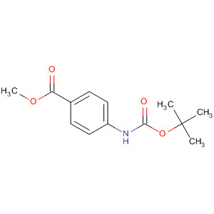 4-(叔丁氧基羰基氨基)苯甲酸甲酯结构式_164596-20-7结构式