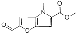 2-甲酰基-4-甲基-4H-呋喃并[3,2-b]吡咯-5-羧酸甲酯结构式_164667-56-5结构式