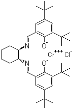 (1R,2R)-(-)-[1,2-环己二氨-N,N-双(3,5-二叔丁基水杨基)]氯化铬结构式_164931-83-3结构式